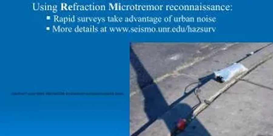 Imagen ilustrativa de Microzonificacion sismica en Tarragona