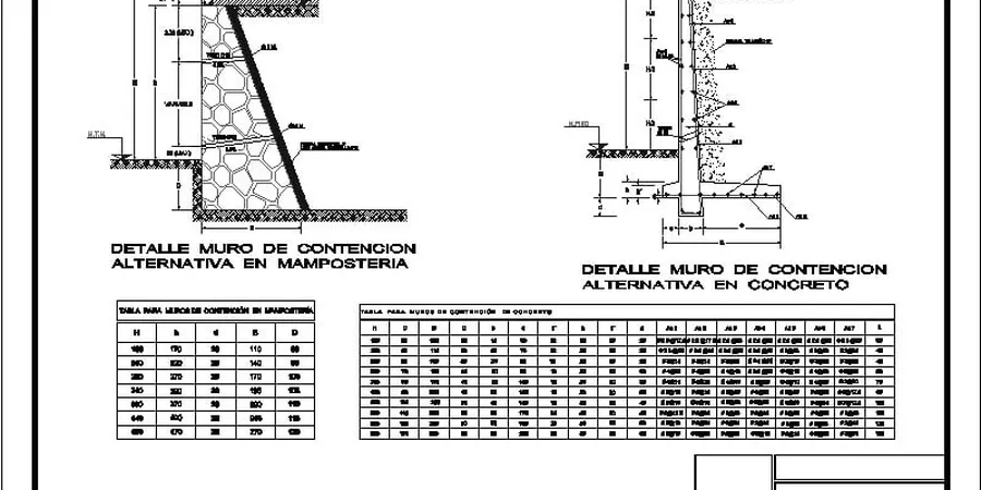 Imagen ilustrativa de Muros contencion en Tarragona